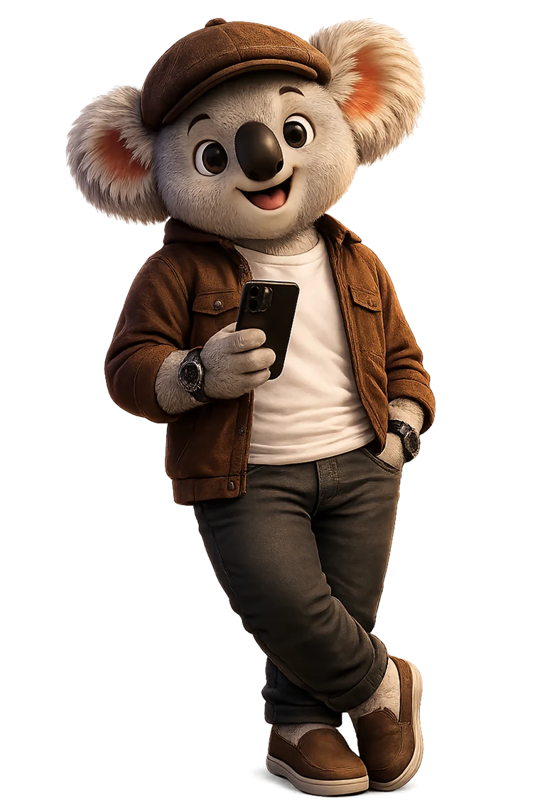 Bro Koala — Maskot KOKO55